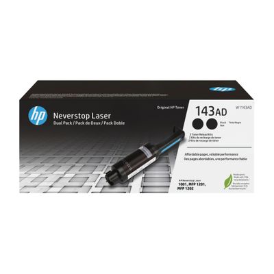 HP W1143AD/143AD Toner-kit twin pack. 2x2.5K pages ISO/IEC 19752 Pack=
