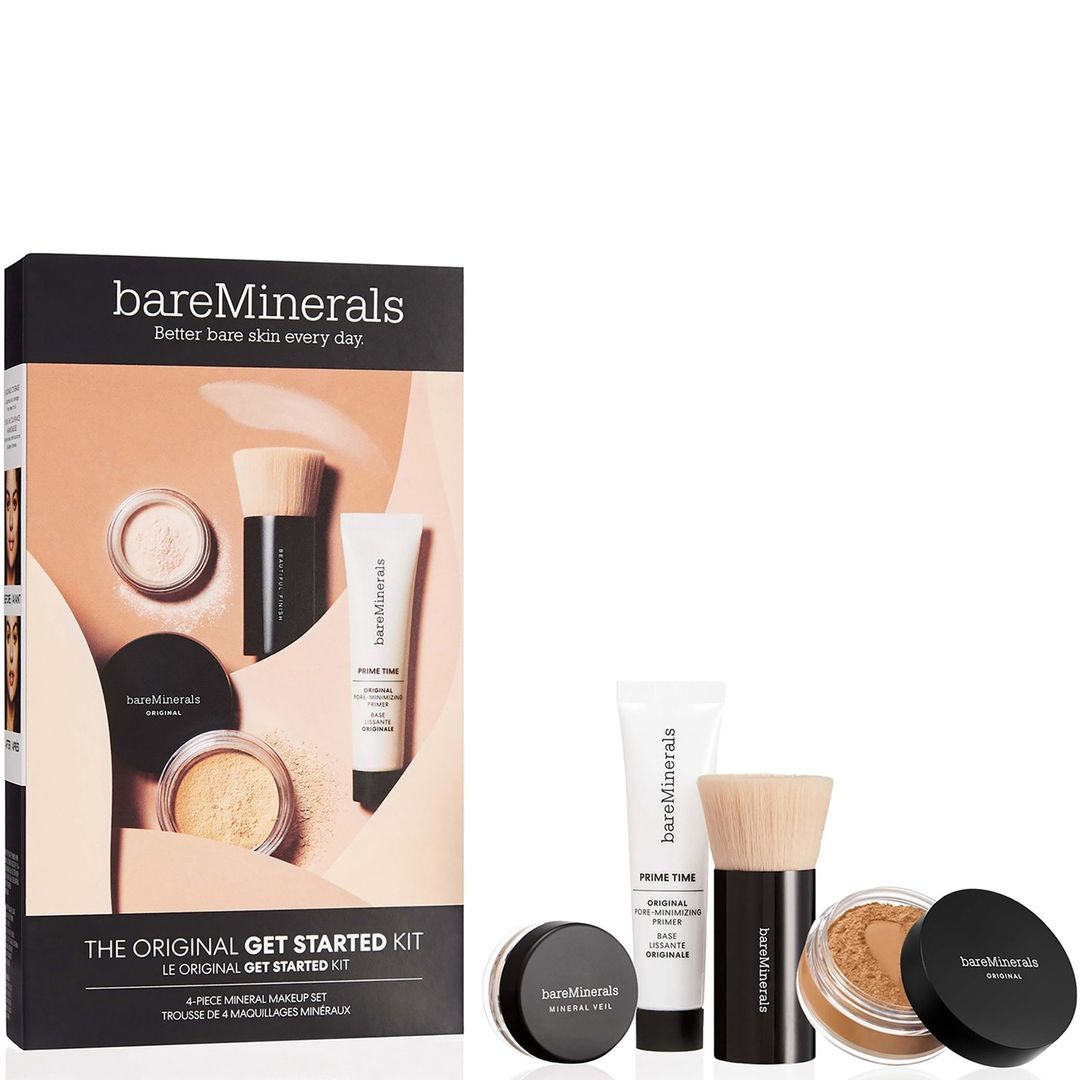 bareMinerals The Original Get Started Kit 4pc Mineral Makeup Set (Various Shades) (Worth £63.50) - Neutral Tan - Image 1