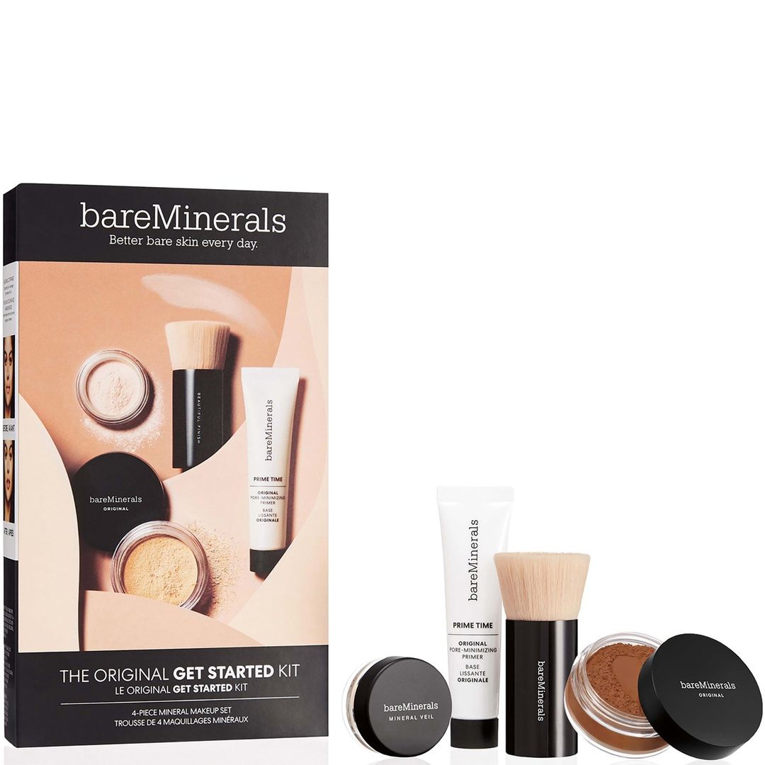 bareMinerals The Original Get Started Kit 4pc Mineral Makeup Set (Various Shades) (Worth £63.50) - Warm Deep - Image 1