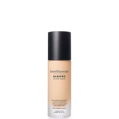 bareMinerals Barepro 24Hr Matte Comfort Liquid Foundation Mineral Spf20 30ml (various shades) - Fair 10 Warm