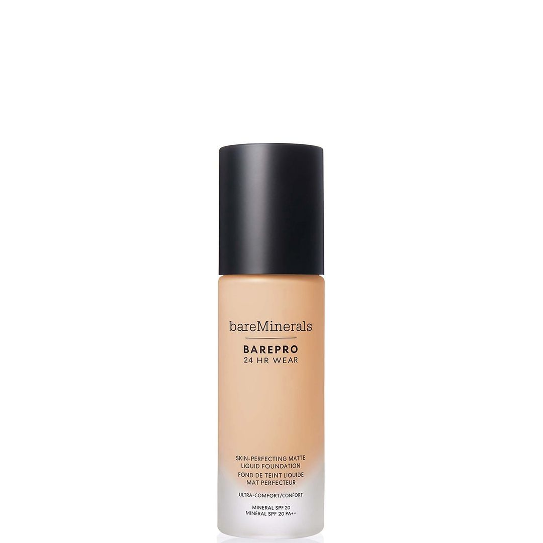 bareMinerals Barepro 24Hr Matte Comfort Liquid Foundation Mineral Spf20 30ml (various shades) - Light 21 Neutral - Image 1