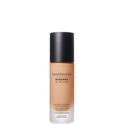 bareMinerals Barepro 24Hr Matte Comfort Liquid Foundation Mineral Spf20 30ml (various shades) - Light 22 Warm