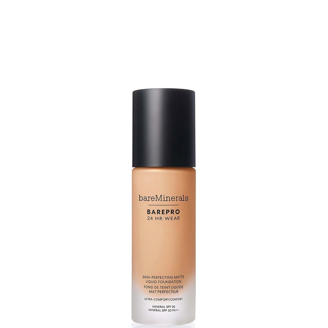 bareMinerals Barepro 24Hr Matte Comfort Liquid Foundation Mineral Spf20 30ml (various shades) - Light 28 Neutral - Image 1
