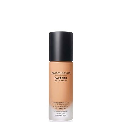 bareMinerals Barepro 24Hr Matte Comfort Liquid Foundation Mineral Spf20 30ml (various shades) - Med. 35 Neutral