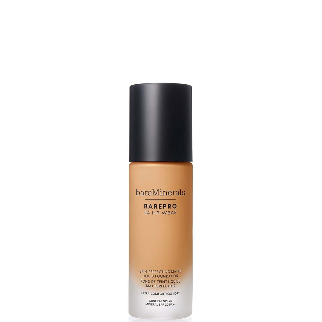 bareMinerals Barepro 24Hr Matte Comfort Liquid Foundation Mineral Spf20 30ml (various shades) - Med. 35 Warm - Image 1