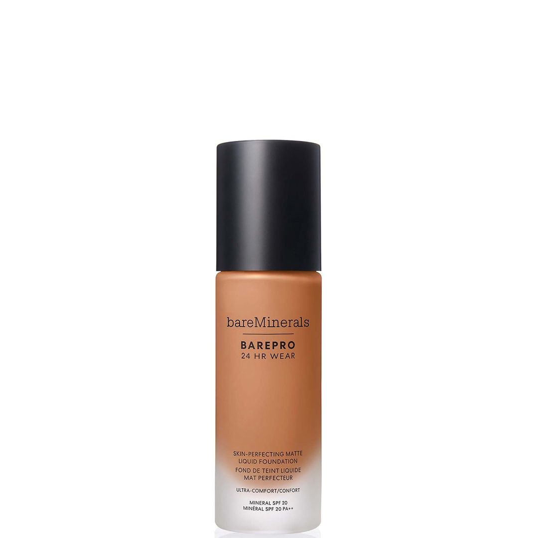 bareMinerals Barepro 24Hr Matte Comfort Liquid Foundation Mineral Spf20 30ml (various shades) - Med. Deep 46 Cool - Image 1