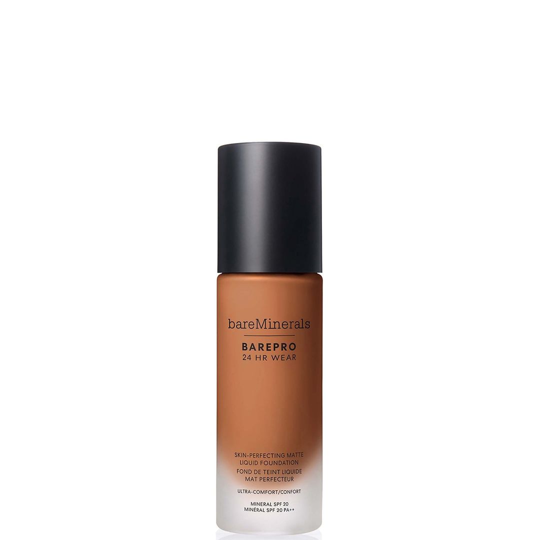 bareMinerals Barepro 24Hr Matte Comfort Liquid Foundation Mineral Spf20 30ml (various shades) - Deep 50 Neutral - Image 1