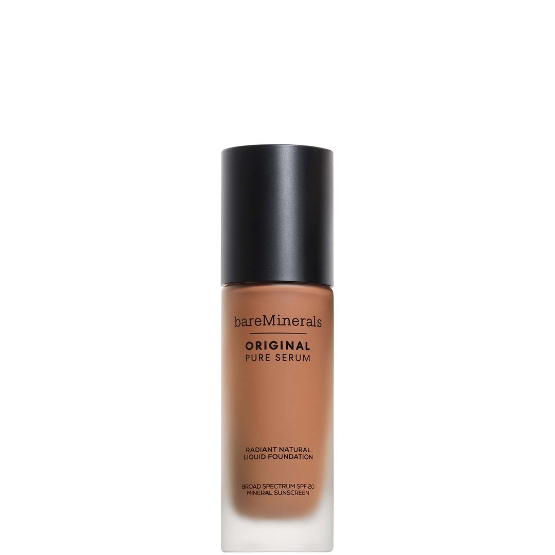 bareMinerals Original Pure Serum Radiant Natural Liquid Foundation Mineral SPF20 30ml (Various Shades) - Medium Deep Cool 4.5 - Image 1