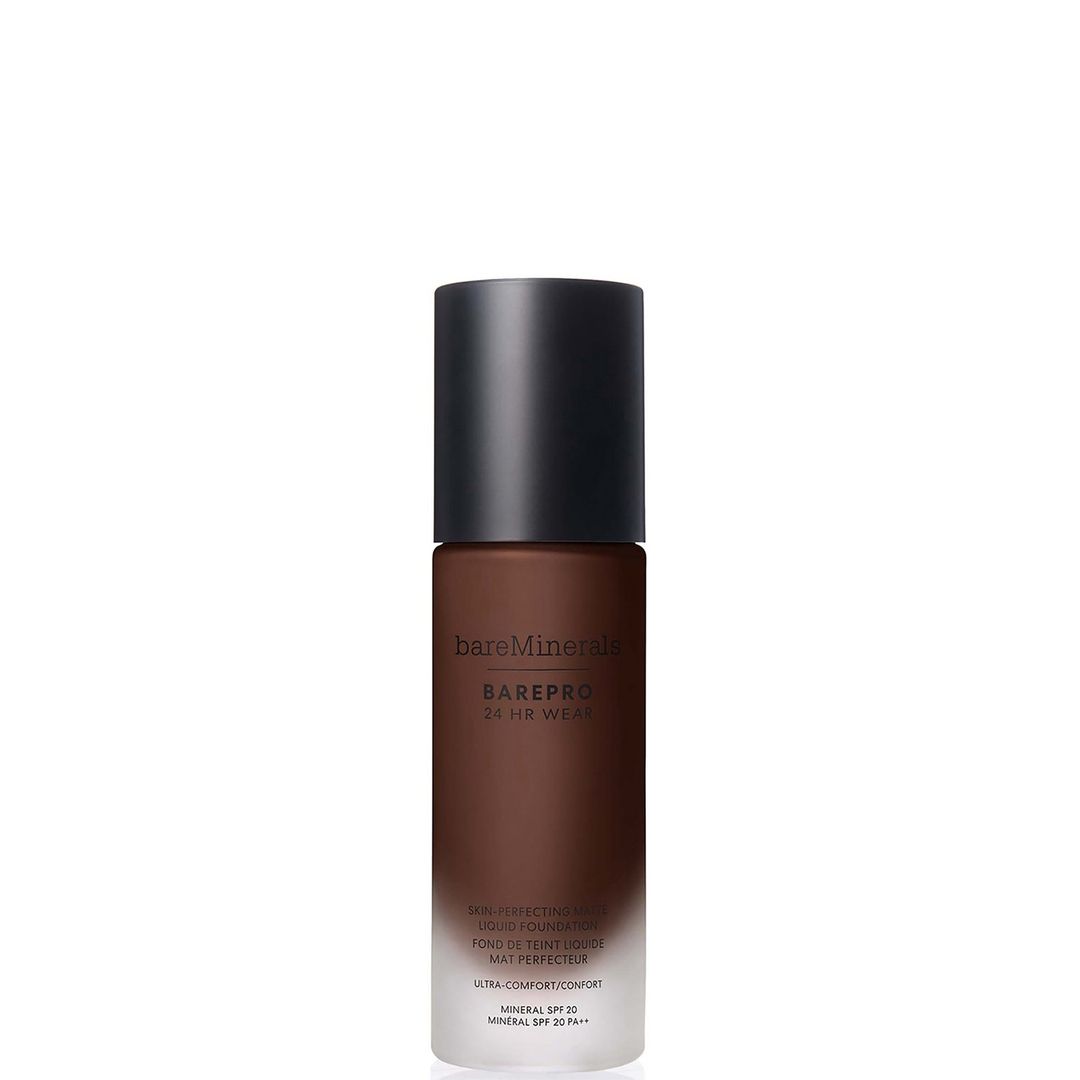 bareMinerals Barepro 24Hr Matte Comfort Liquid Foundation Mineral Spf20 30ml (various shades) - Deep 65 Neutral - Image 1