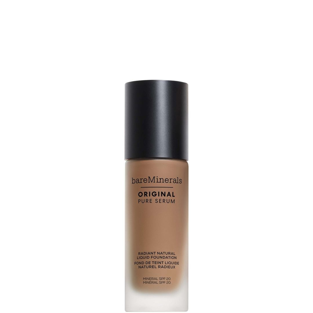 bareMinerals Original Pure Serum Radiant Natural Liquid Foundation Mineral SPF20 30ml (Various Shades) - Medium Deep Cool 4 - Image 1