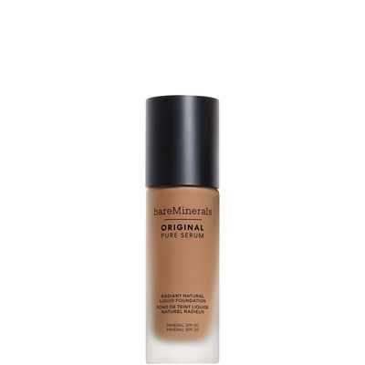 bareMinerals Original Pure Serum Radiant Natural Liquid Foundation Mineral SPF20 30ml (Various Shades) - Medium Deep Neutral 4