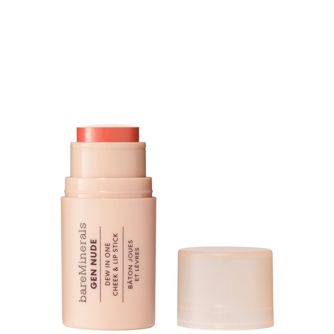 bareMinerals Gen Nude Dew-In-One Cheek & Lip Stick (Various Shades) - Just Peachy - Image 1