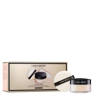 Laura Mercier Indulgent Icons Translucent Loose Setting Powder + Puff - 29g (Worth £55.50)