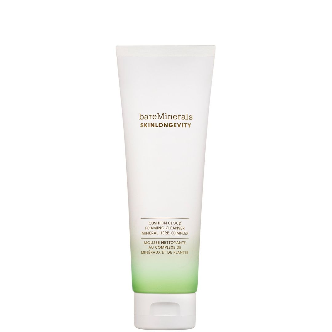 bareMinerals SKINLONGEVITY Cushion Cloud Foaming Cleanser 120ml - Image 1