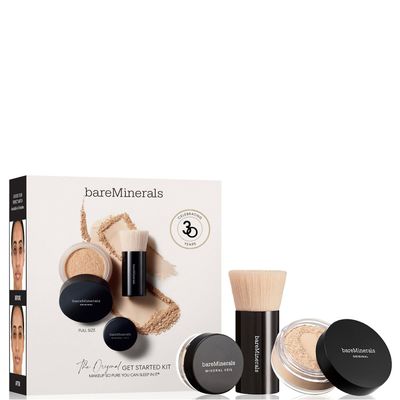 bareMinerals The ORIGINAL Get Started Kit 3-Piece Mineral Makeup Set (Various Shades) - Medium Beige 12