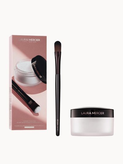 Laura Mercier Awaken Your Eyes Secret Brightening Powder + Brush 4g