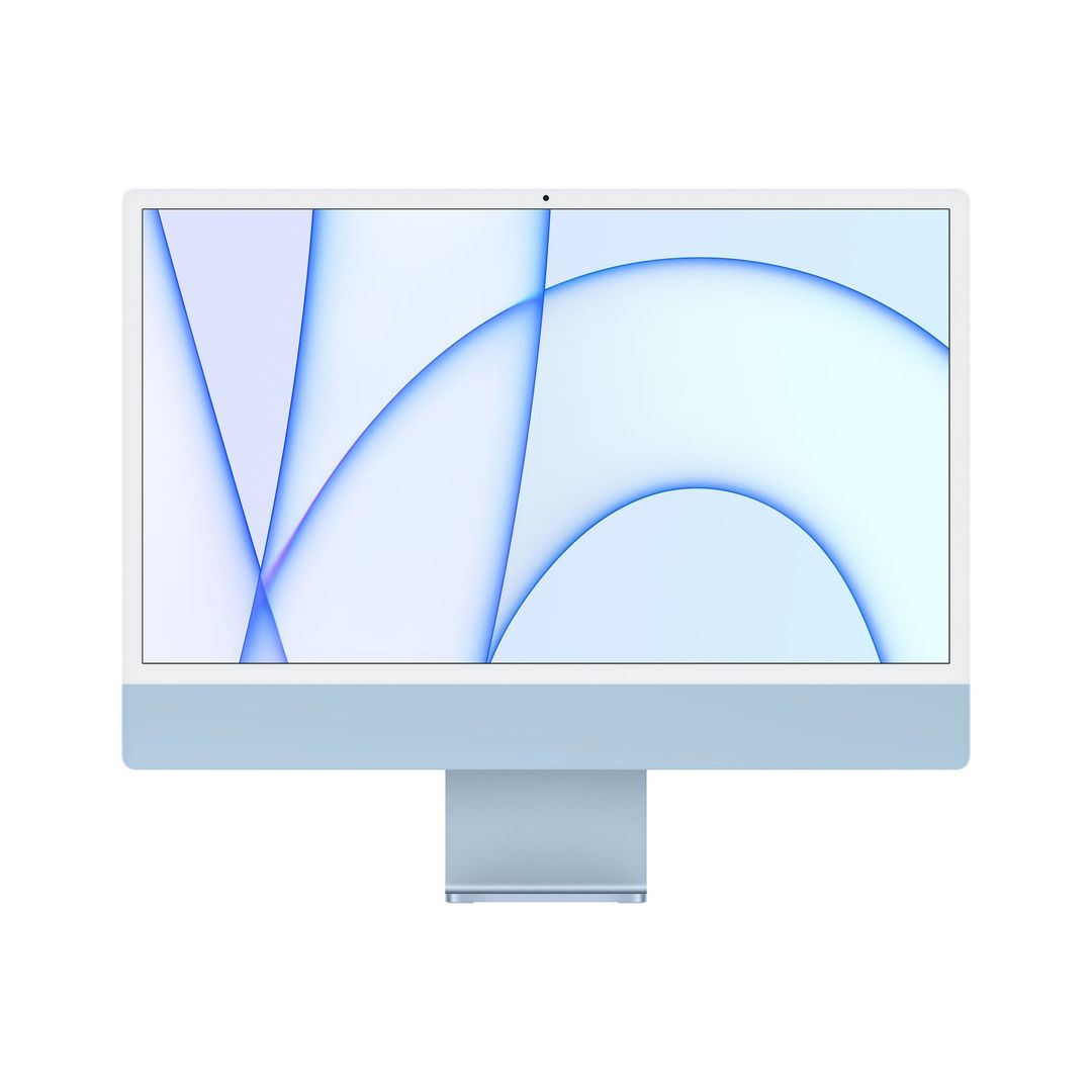 Apple iMac 24in M1 256GB - Blue - Image 1