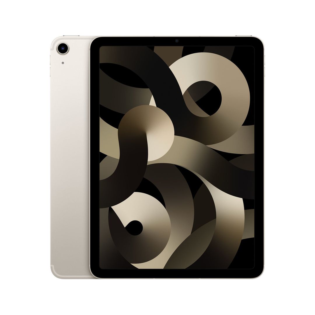 Apple iPad Air 5th Gen 10.9in Wi-Fi + Cellular 64GB - Starlight - Image 1