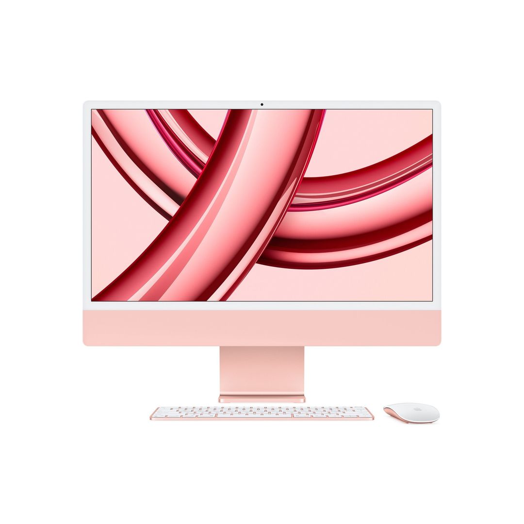 Apple iMac 23.5in M3 256GB - Pink - Image 1
