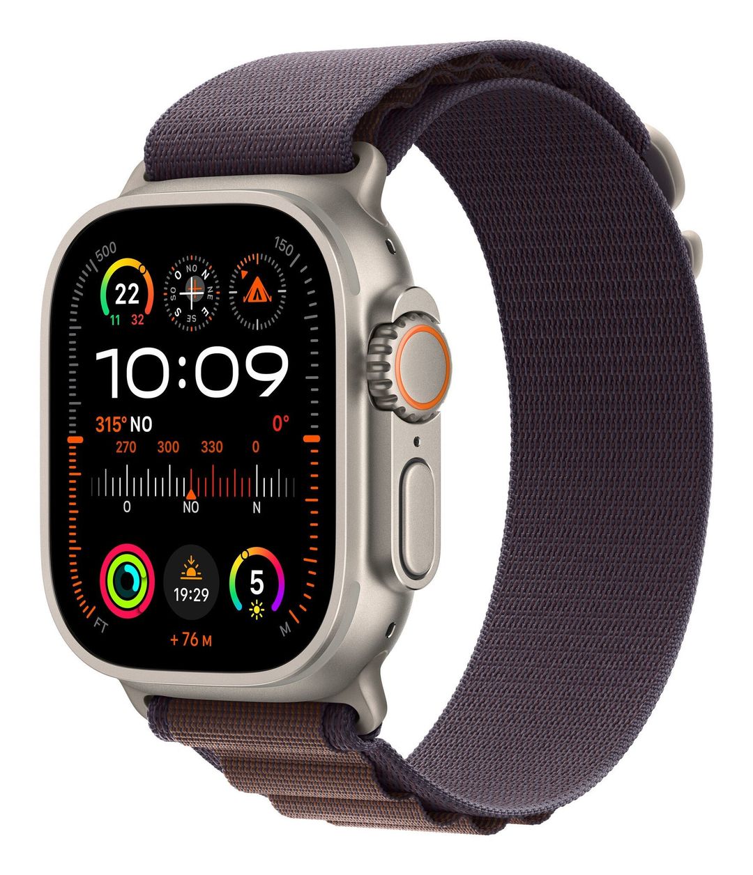 Apple Watch Ultra 2 GPS + Cellular. 49mm Titanium Case w/ Indigo Alpin - Image 1