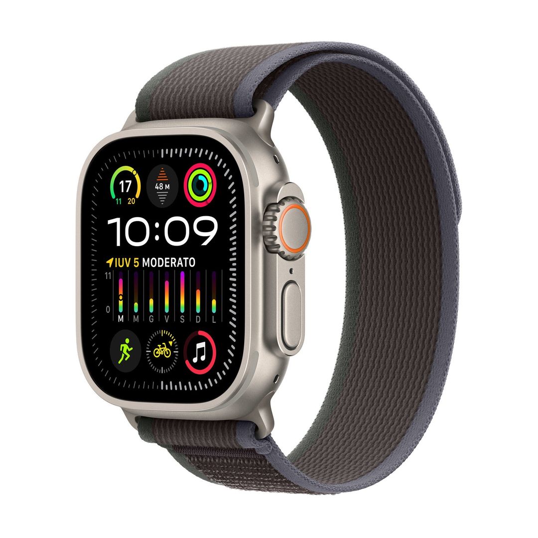 Apple Watch Ultra 2 GPS + Cellular. 49mm Titanium Case w/ Blue/Black T - Image 1