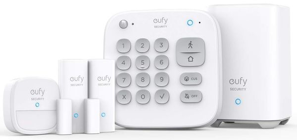 EUFY 5-Piece Home Alarm Kit, White
