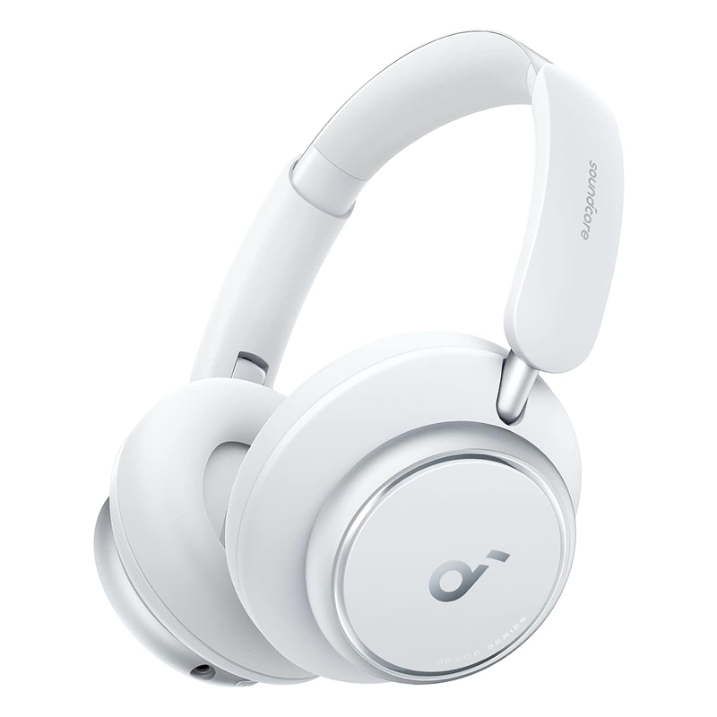 SOUNDCORE Space Q45 Wireless Bluetooth Noise-Cancelling Headphones - White, White - Image 1