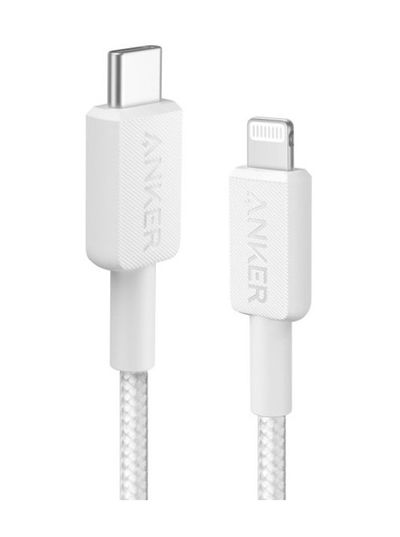 ANKER 322 USB Type-C to Lightning Cable - 1 m, White