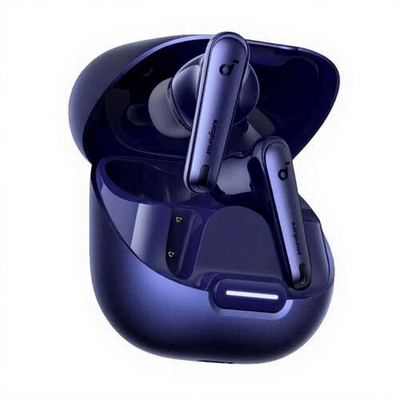 SOUNDCORE Liberty 4 NC Wireless Bluetooth Noise-Cancelling Earbuds - Navy Blue, Blue