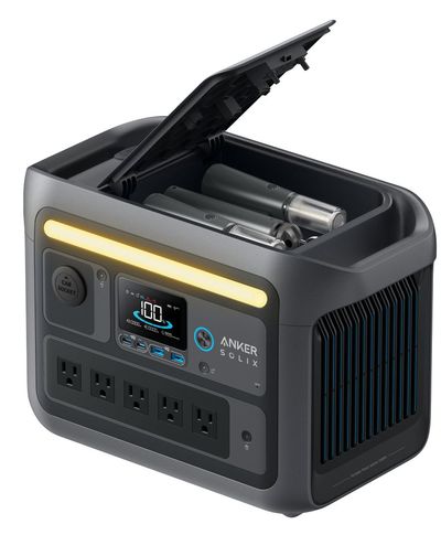 ANKER SOLIX C800X 768 Wh Portable Power Station, Black