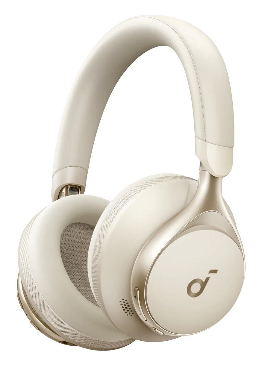 SOUNDCORE Space One Wireless Bluetooth Noise-Cancelling Headphones - Cream, Cream - Image 1