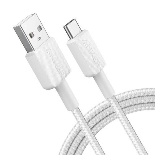 Anker 322 USB cable 1.8 m USB A USB C White - Image 1