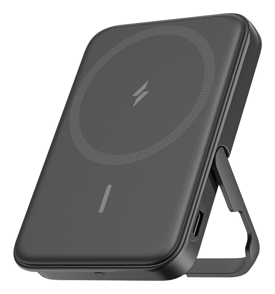 ANKER 5000 mAh Wireless Magnetic Power Bank - Black, Black - Image 1