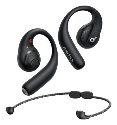 SOUNDCORE AeroFit Pro Wireless Bluetooth Sports Earbuds - Midnight Black, Black