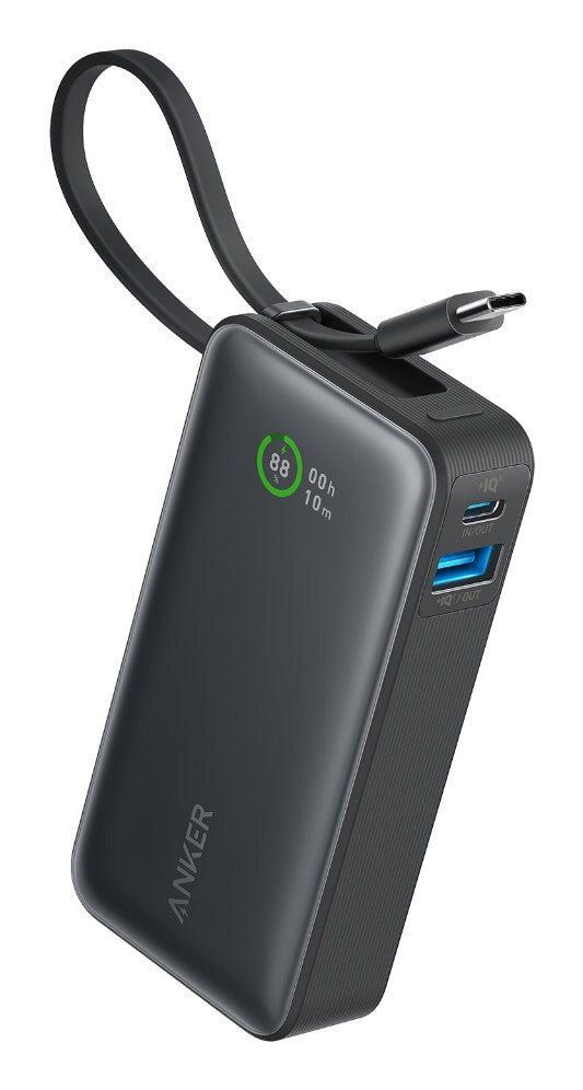 ANKER Nano 10000 mAh Portable Power Bank - Black, Black - Image 1