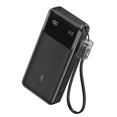 ANKER PowerCore 20000 mAh Portable Power Bank - Black, Black