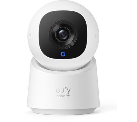 EUFY C220 Pan-Tilt 2K WiFi Indoor Security Camera, White