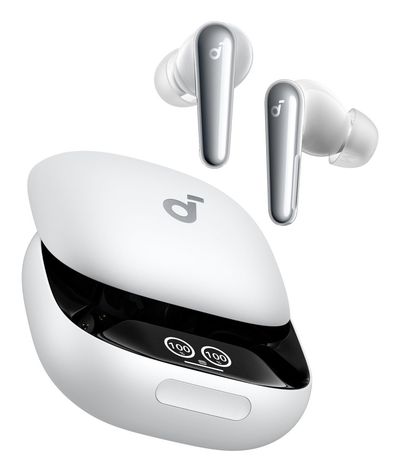 SOUNDCORE Liberty 4 Pro Wireless Bluetooth Noise-Cancelling Earbuds - White, White