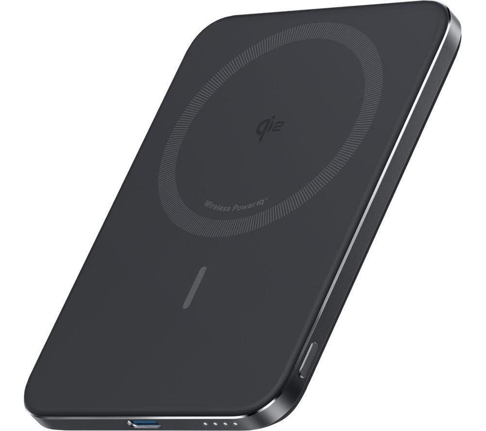 ANKER MagGo 5000 mAh Magnetic Portable Power Bank - Black, Black - Image 1