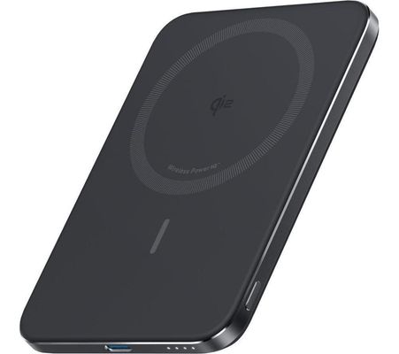 ANKER MagGo 5000 mAh Magnetic Portable Power Bank - Black, Black