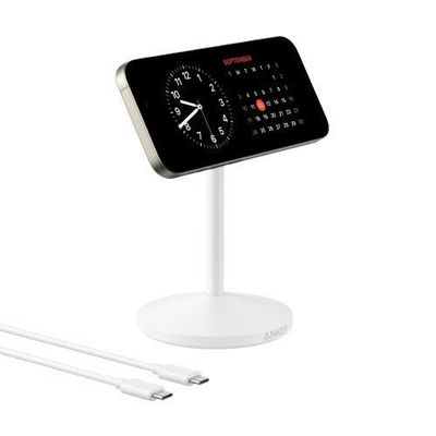 Anker MagGo Headphones. Headset. Smartphone. Smartwatch White USB Wire