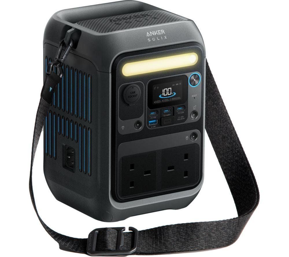 ANKER SOLIX C300X AC 288 Wh Smart Portable Power Station - 4.13 kg, Black - Image 1