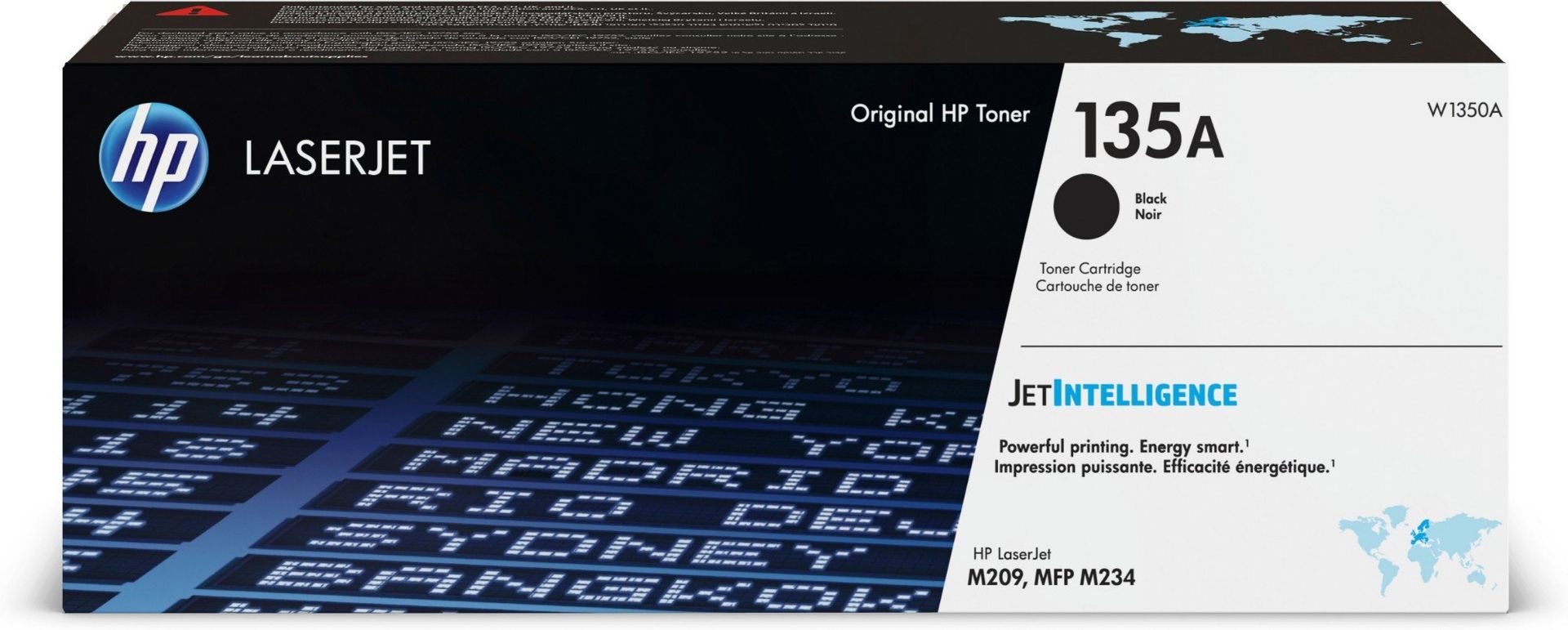 HP 135A Black Toner Cartridge, Black - Image 1