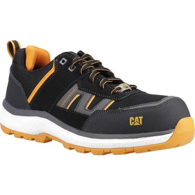 Caterpillar Mens Accelerate S3 Safety Trainer Black / Orange Size 12