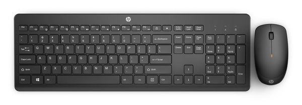 HP 230 Wireless Keyboard & Mouse Set - Black - Thumbnail 2