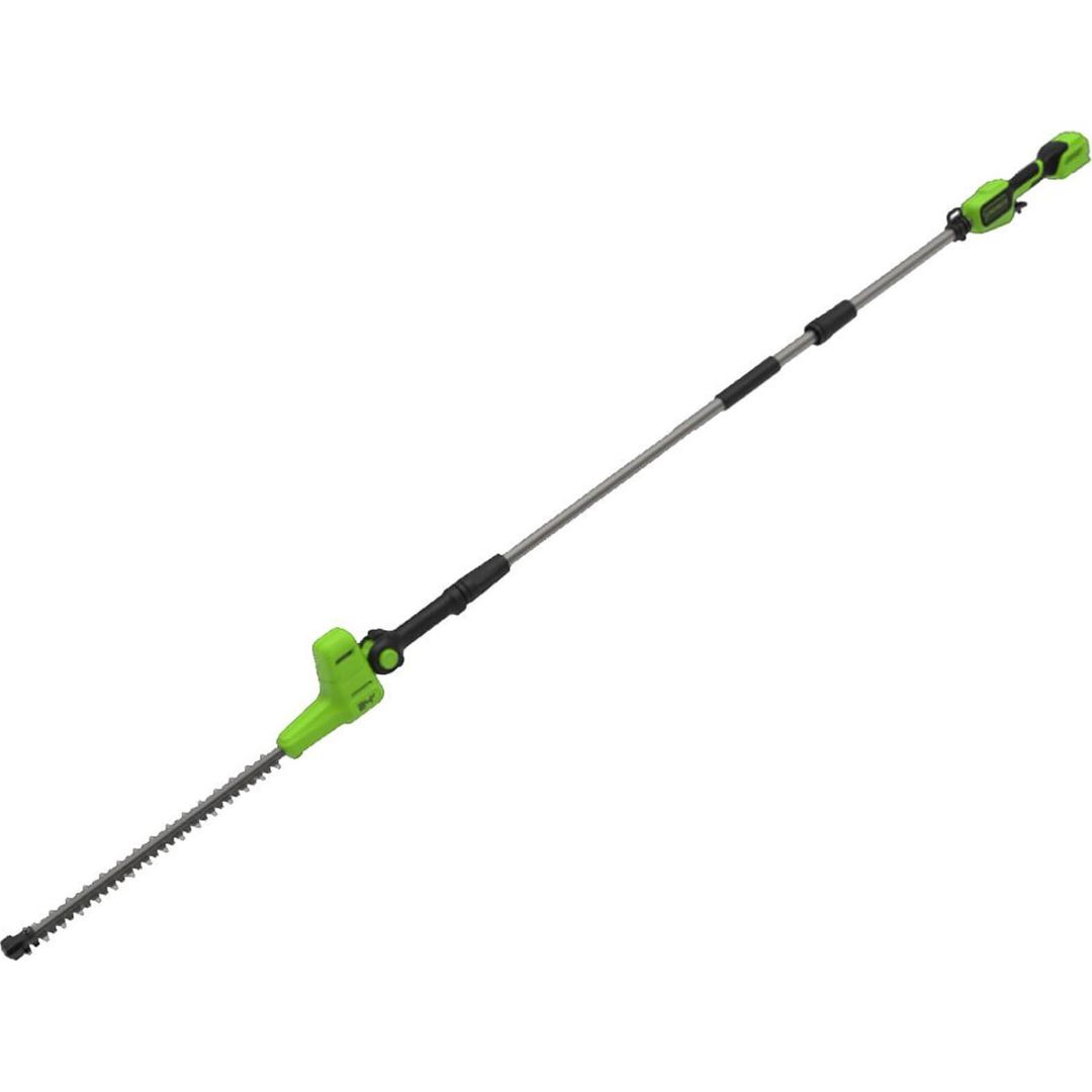 Greenworks PH24 24v Cordless Pole Hedge Trimmer 510mm No Batteries No Charger - Image 1