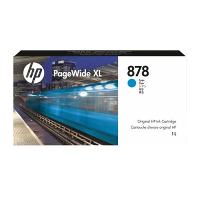 HP 312Z2A/878 Ink cartridge cyan 1000ml for HP PageWide XL Pro 5200/82