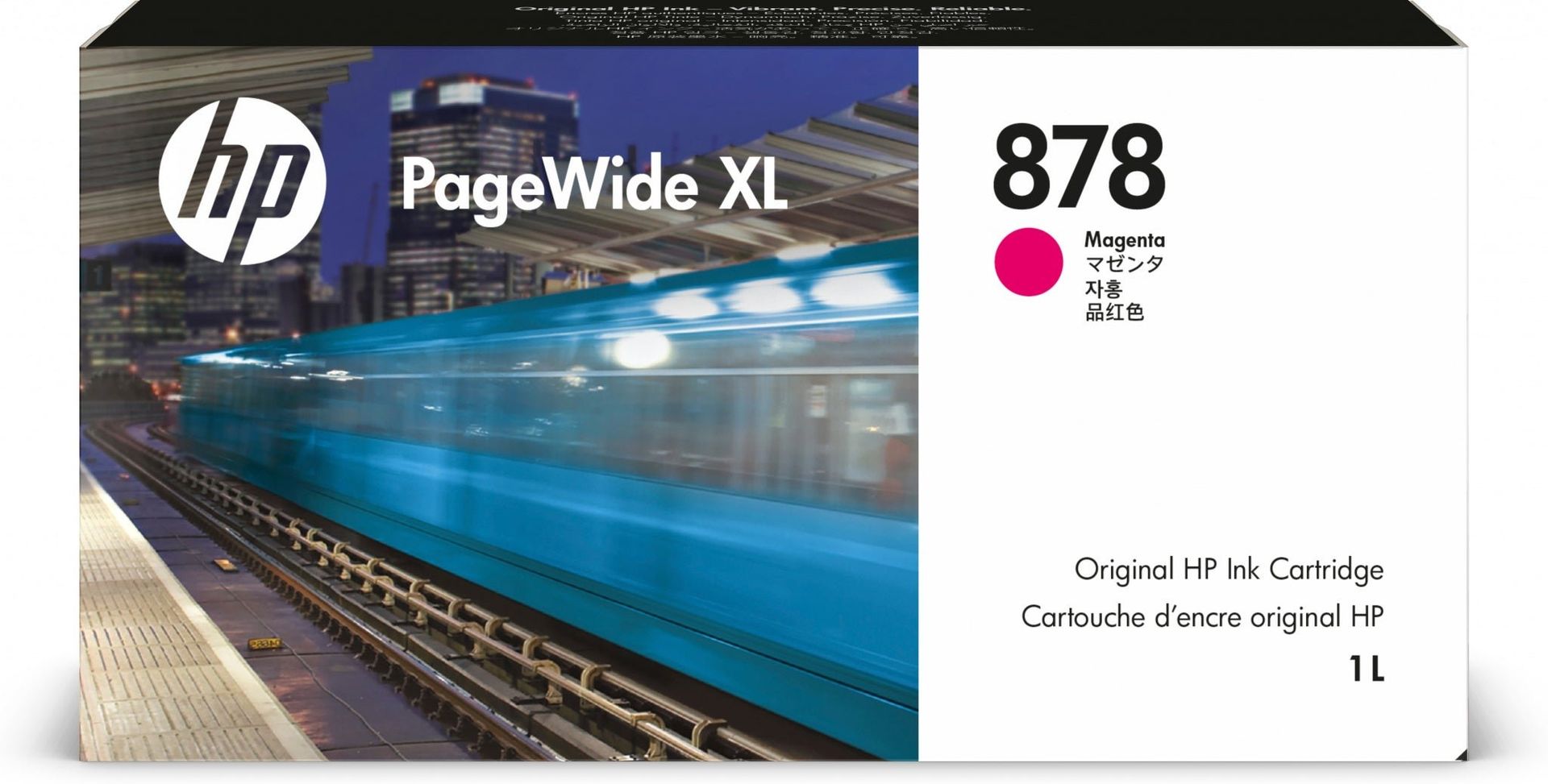 HP 312Z3A/878 Ink cartridge magenta 1000ml for HP PageWide XL Pro 5200 - Image 1