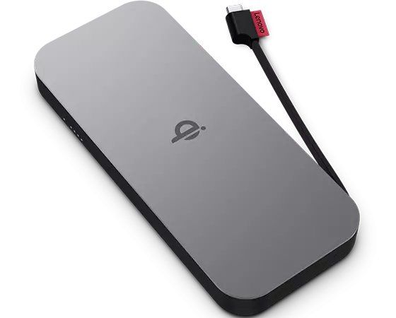 Lenovo 40ALLG1WWW power bank Lithium-Ion (Li-Ion) 10000 mAh Wireless charging Black - Image 1