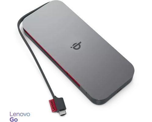 Lenovo GO Lithium Polymer (LiPo) 10000 mAh Wireless charging Grey - Thumbnail 2